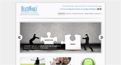 Desktop Screenshot of healthworks.ca